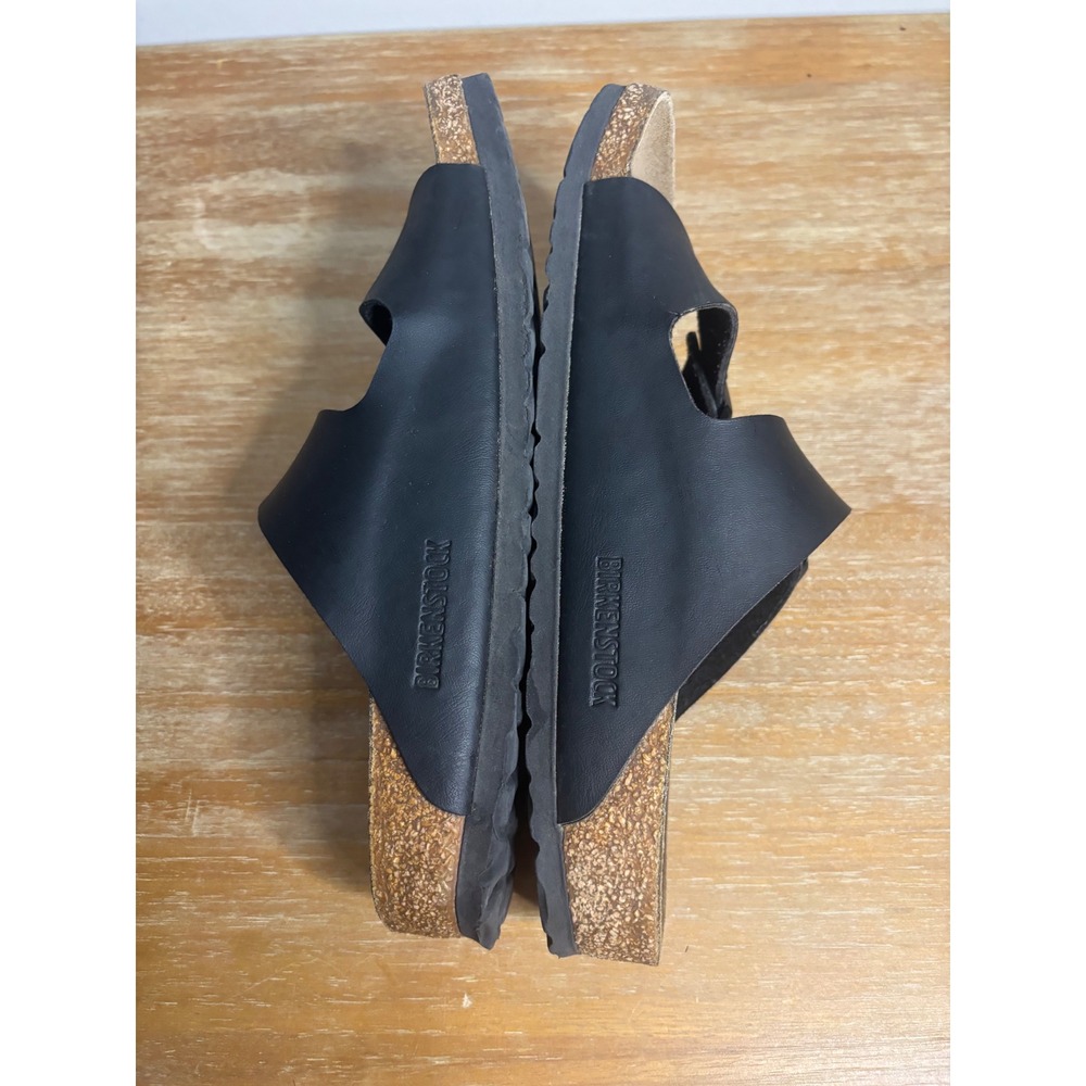 Birkenstock Arizona Black Birko-Flor Sandals M 7 W9 EU 40 Regular Footbed - Picture 7 of 9